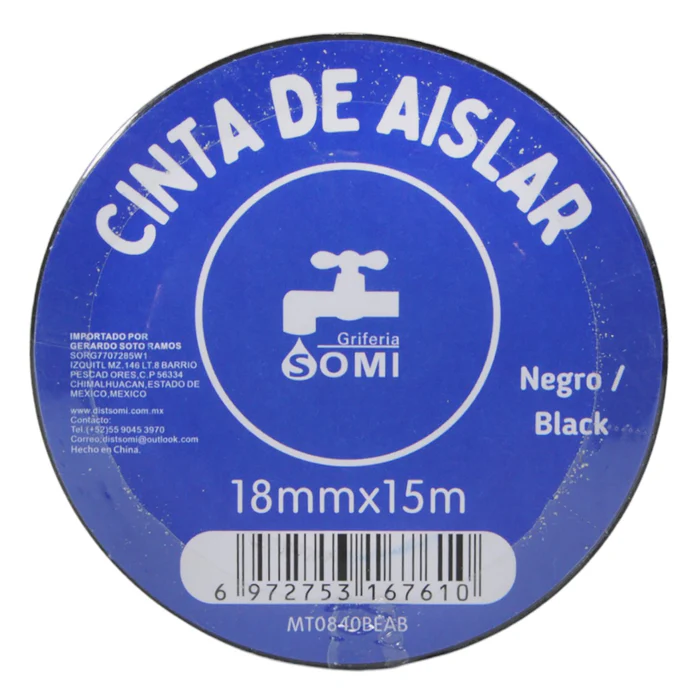 Cinta Aislante Negra
